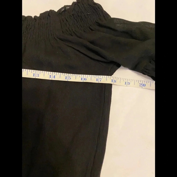 Anthropologie Lilka Black Short Romper Sz M - Picture 7 of 9